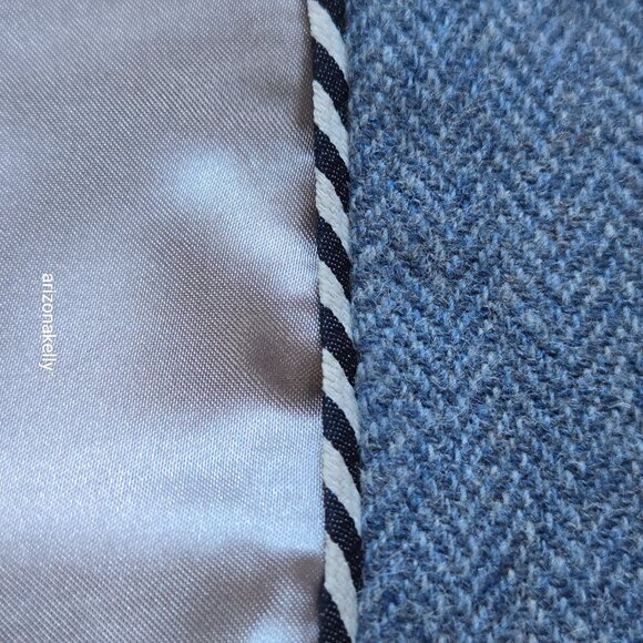 NWT J.Crew Schoolboy Blazer Wool Herringbone Blue Size 2 - Picture 10 of 12